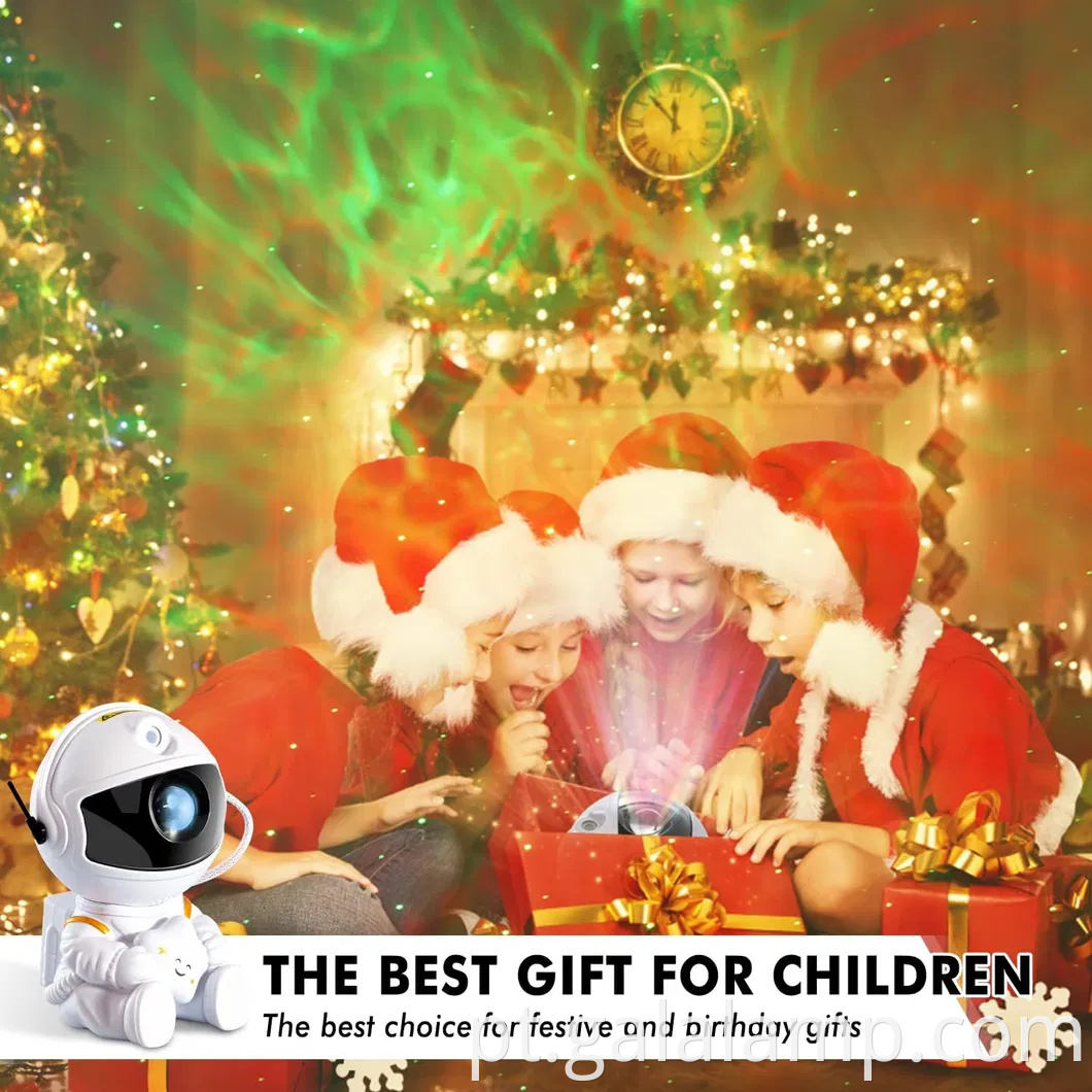 Projector de luz noturna de astronauta - perfeita para quarto e lâmpada da sala de jogo